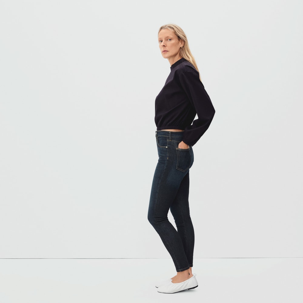 The Authentic Stretch High-Rise Skinny | Deep Indigo | 26.5 Inseam - Image 14
