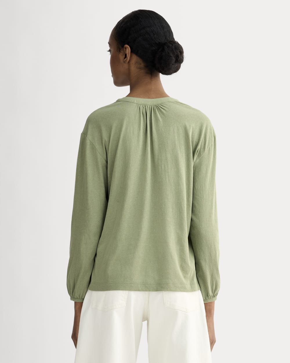 The Air V-Neck Henley | Sagebrush - Image 5