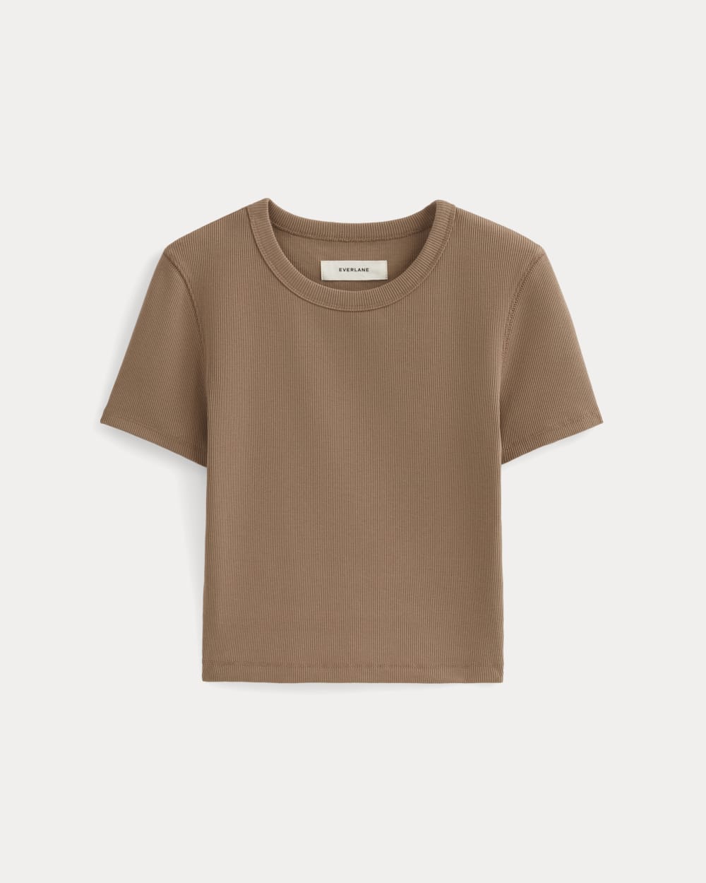 The '90s Rib Tee | Mocha - Image 2