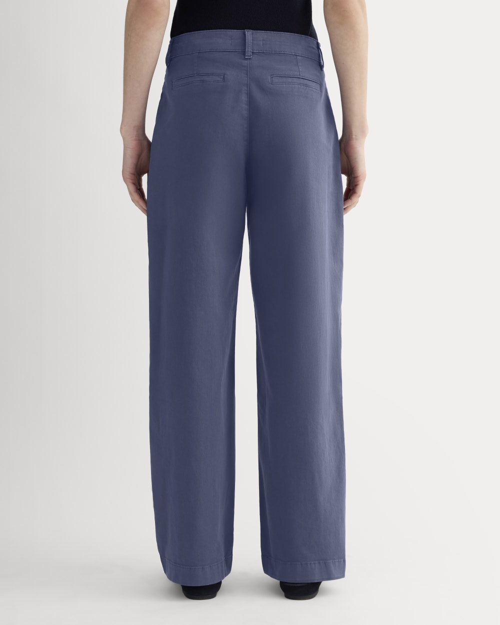 The Wide-Leg Chino | Deep Cobalt - Image 5
