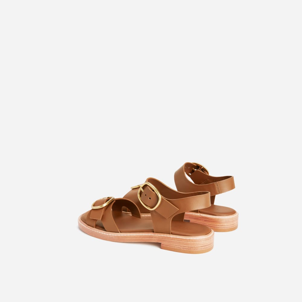 The Twin Buckle Sandal | Brown Sugar - Image 4