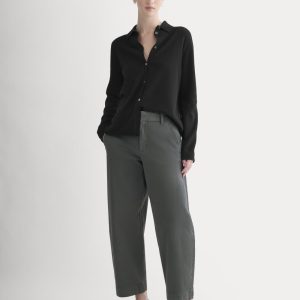 Cotton Twill Chino | Slate Grey