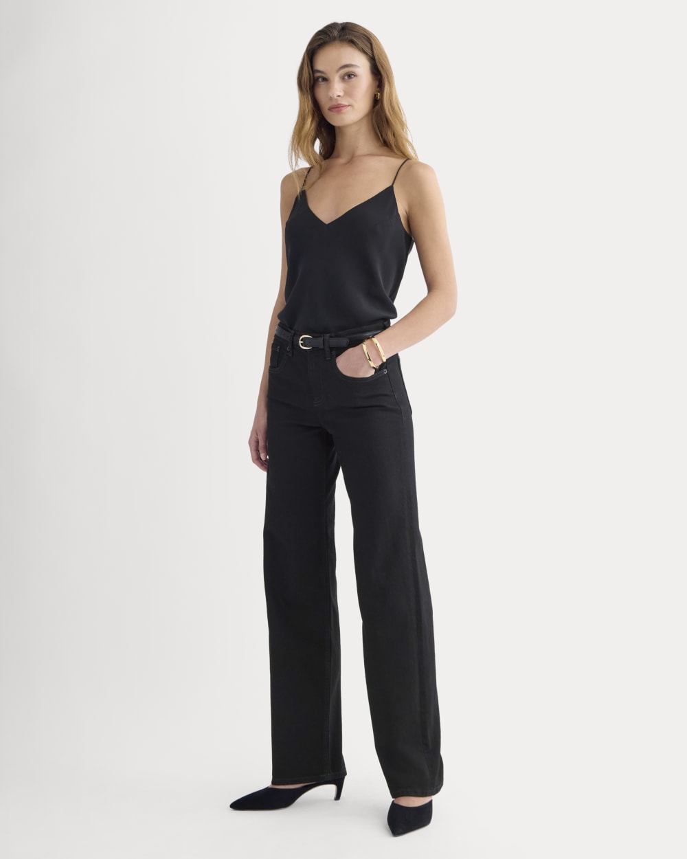 The Column Jean | Black | 33 Inseam