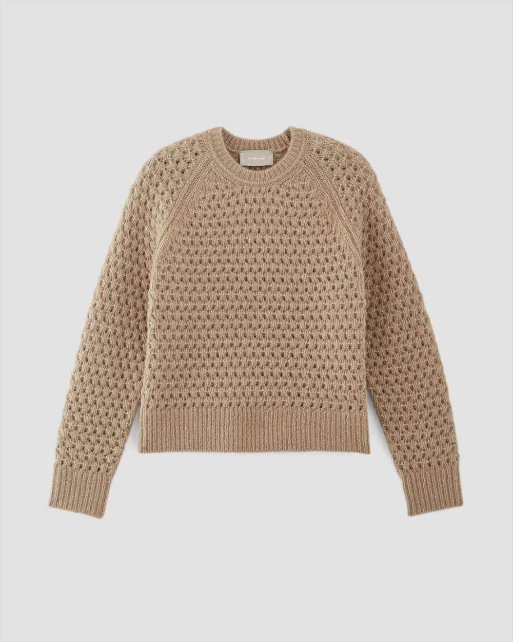 The Cloud Oversized Textured Crew | Tiger's Eye - Image 2