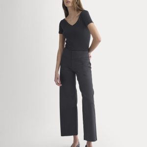 Tailored Drape Seam Pant | Black