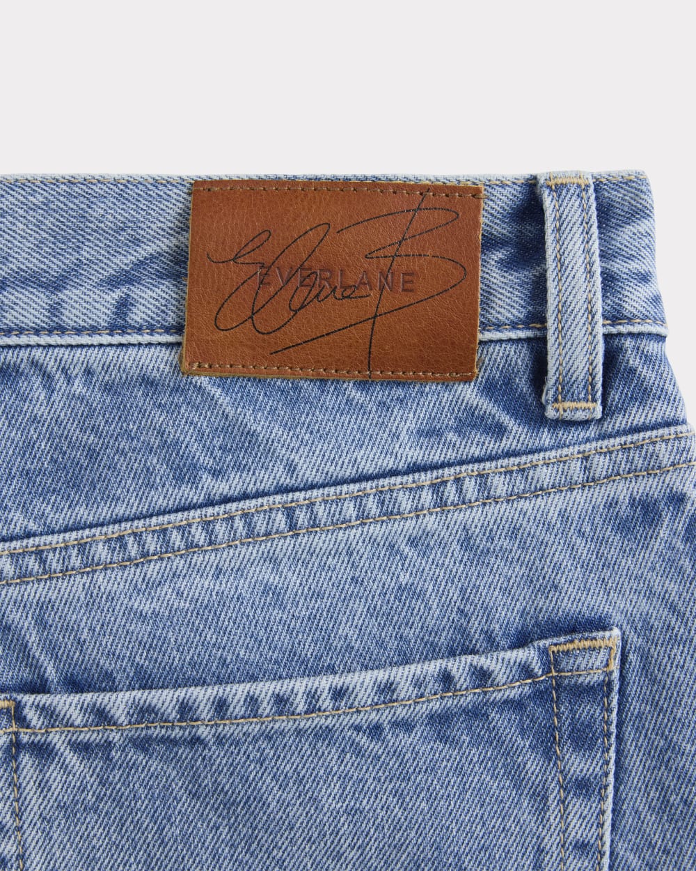 Everlane x Elena Bonvicini La Brea Low-Rise Baggy Jean | Crystal Cove Indigo - Image 7