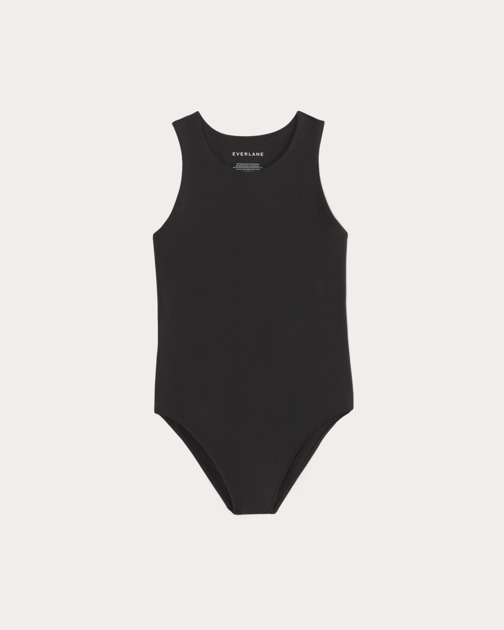 The Cutaway Tank Bodysuit | Black | Bikini - Image 2