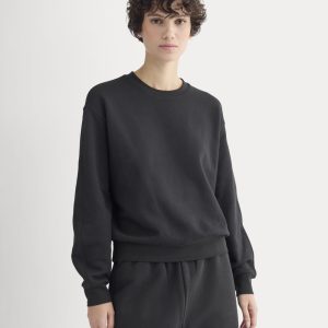 Lightweight Terry Blouson Crew | Black