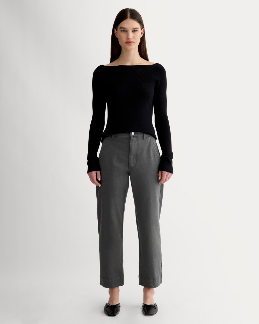 The Utility Straight-Leg Pant | Graphite | 26.5 Inseam