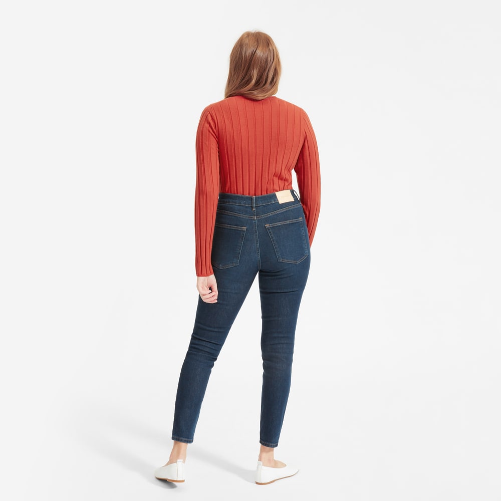 The Authentic Stretch High-Rise Skinny | Dark Blue Wash | 28.5 Inseam - Image 6