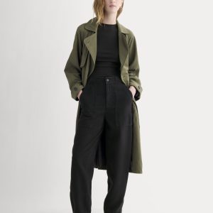 Patch Pocket Ballon Pant in Buttersoft | Black