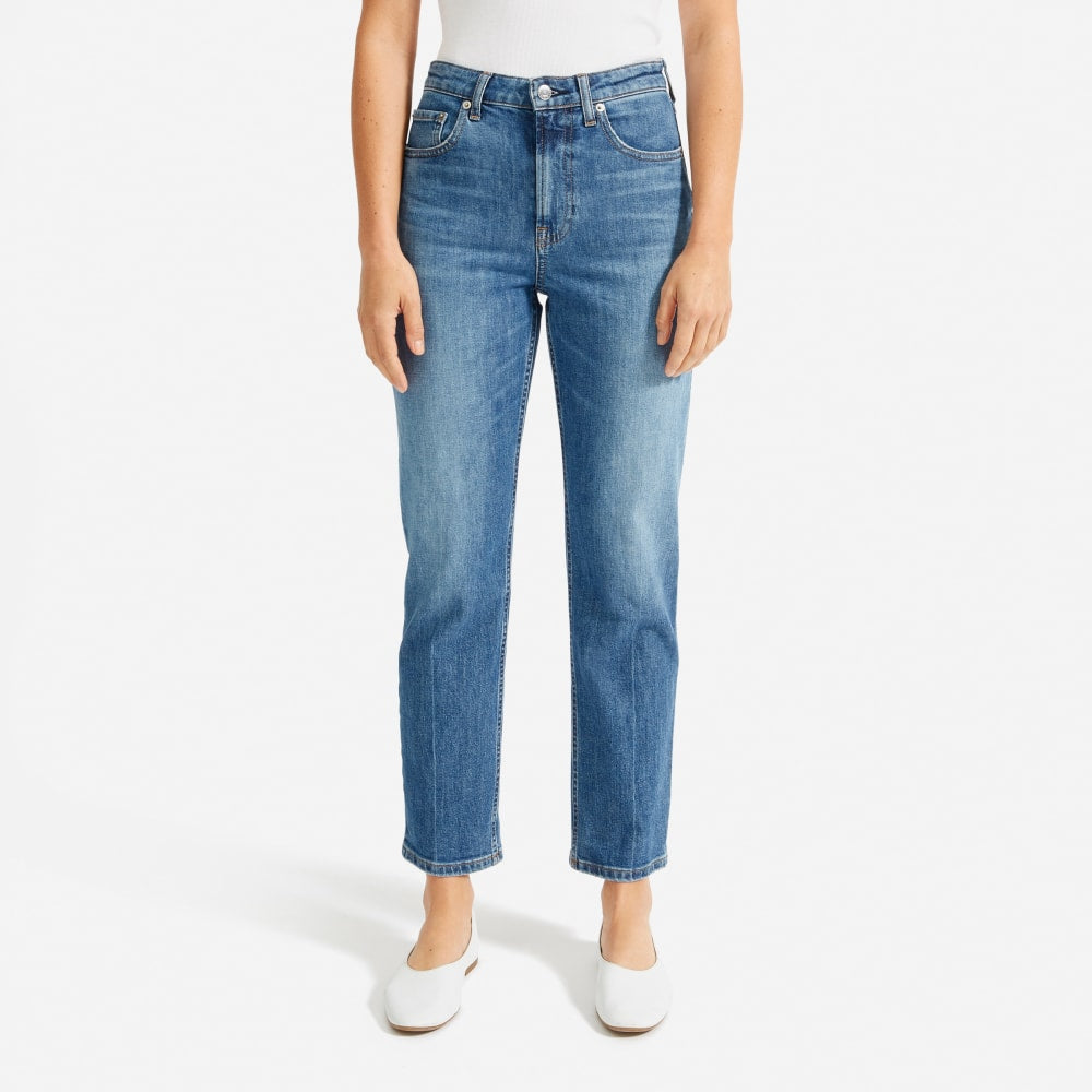 The Super-Straight Jean | Medium Blue Wash | Ankle - Image 10