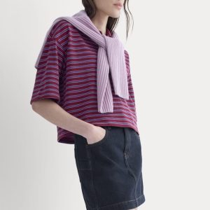 Denim Utility Mini Skirt | Tungsten Rinse