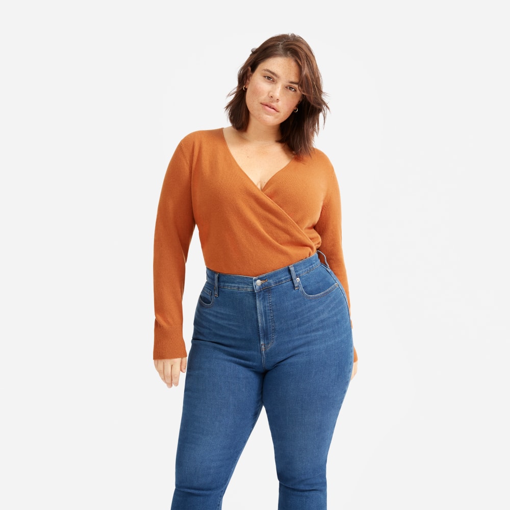 The Authentic Stretch High-Rise Skinny | Mid Blue | 26.5 Inseam - Image 4