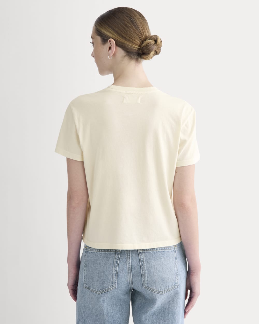 Everlane x The Laufey Foundation Box-Cut Tee | Bone - Image 5