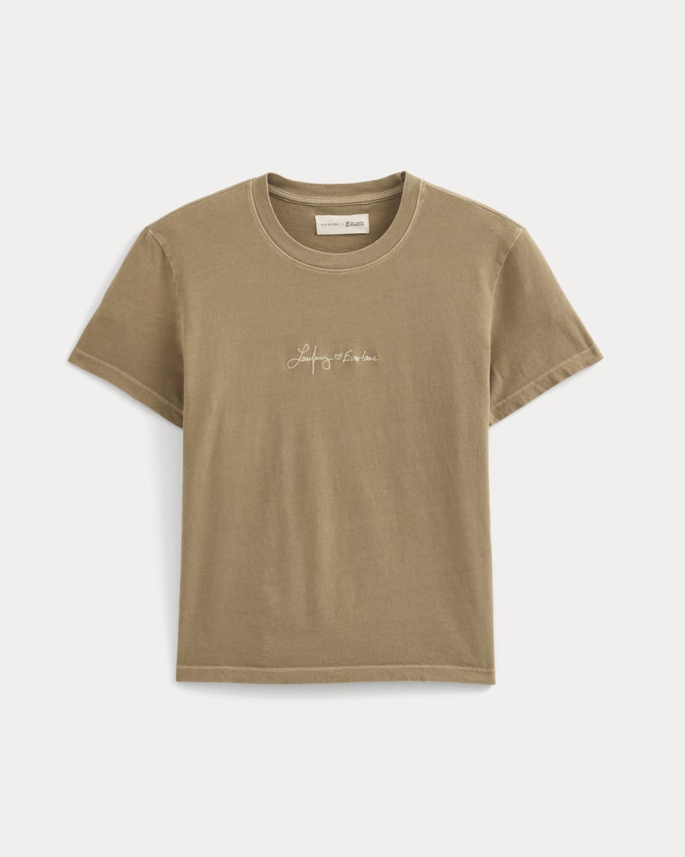 Everlane x The Laufey Foundation Box-Cut Tee | Weathered Clay - Image 2