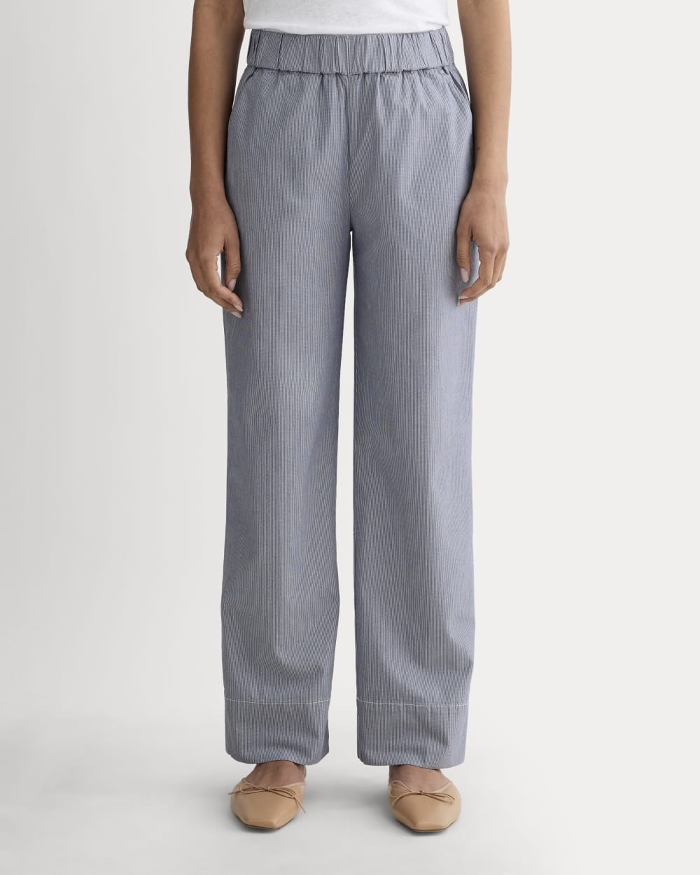 The Easy Pant | Dark Denim Pinstripe - Image 3