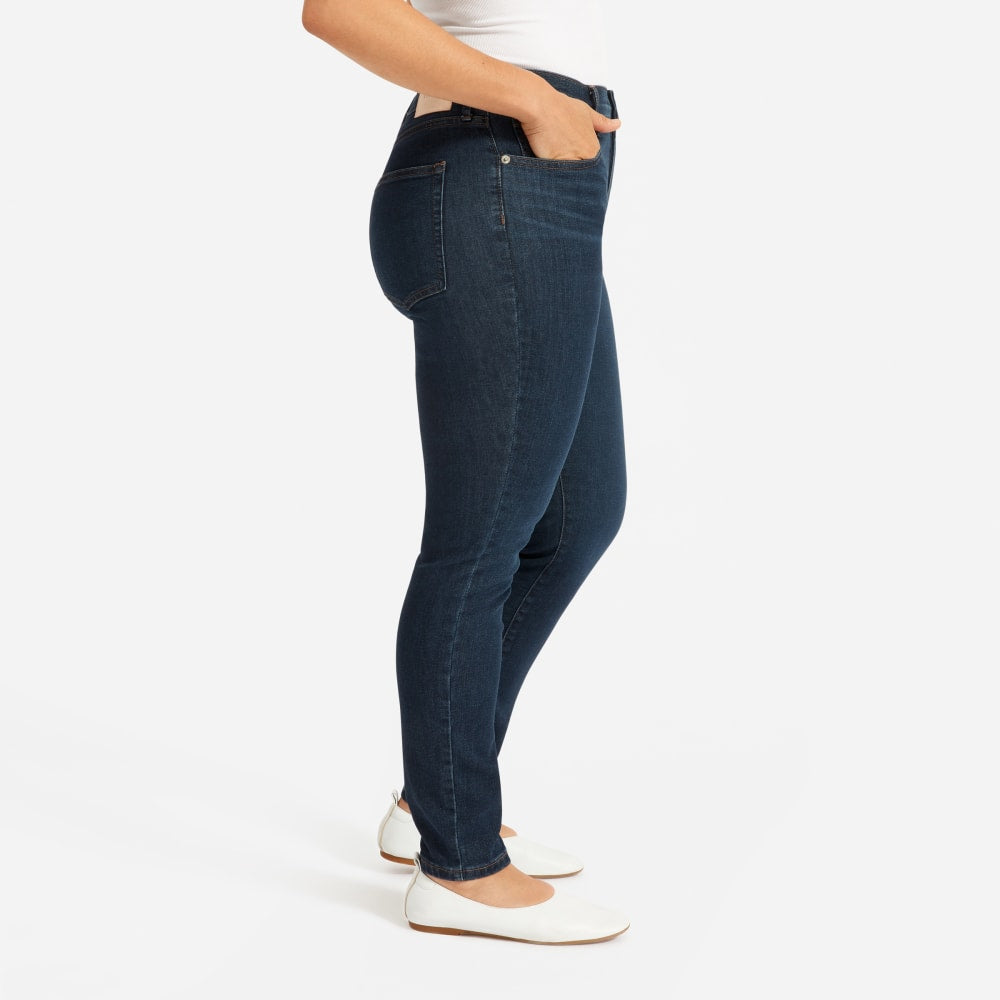 The Authentic Stretch High-Rise Skinny | Deep Indigo | 26.5 Inseam - Image 5