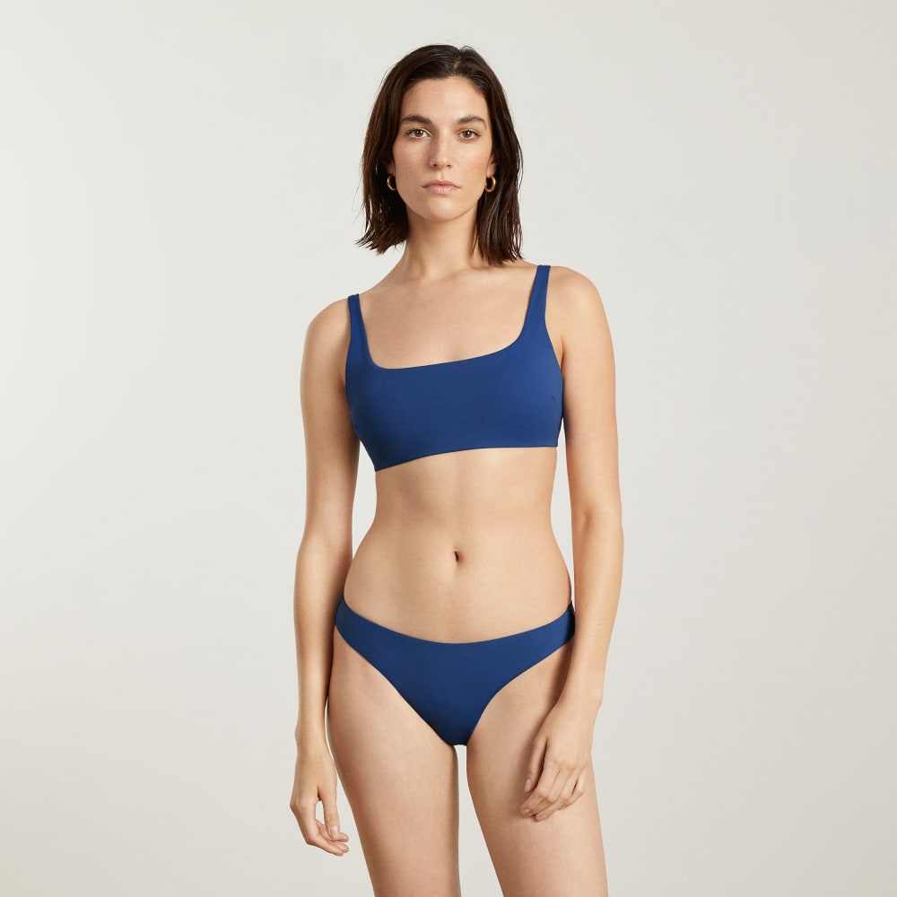 The Thigh-High Bikini Bottom | Blue Dusk - Image 4