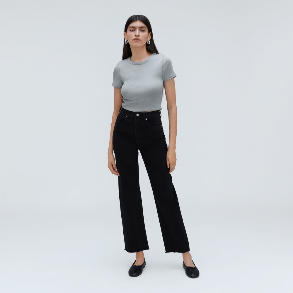 The '90s Rib Tee | Sky - Image 6