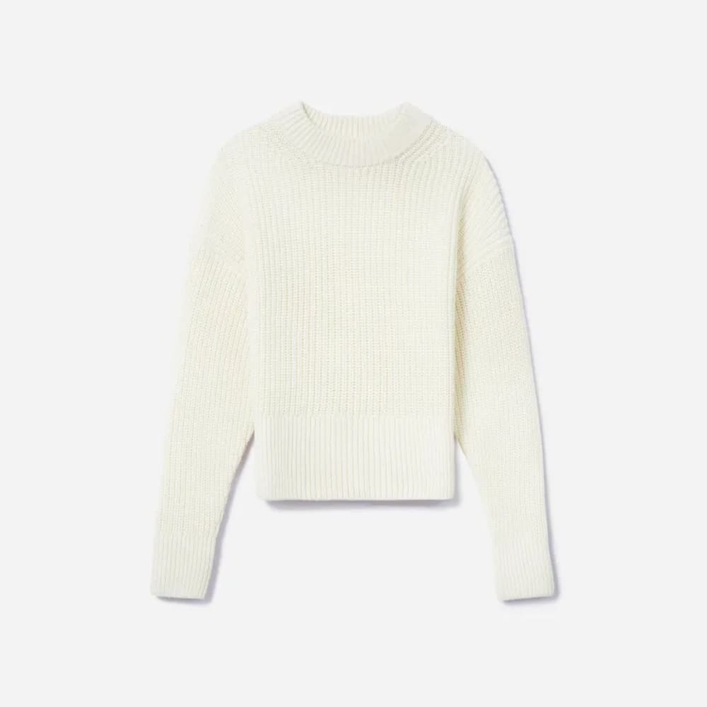 The Texture Cotton Crew | Canvas Tan - Image 2