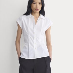 Muscle Shirt in Lightweight Cotton | White