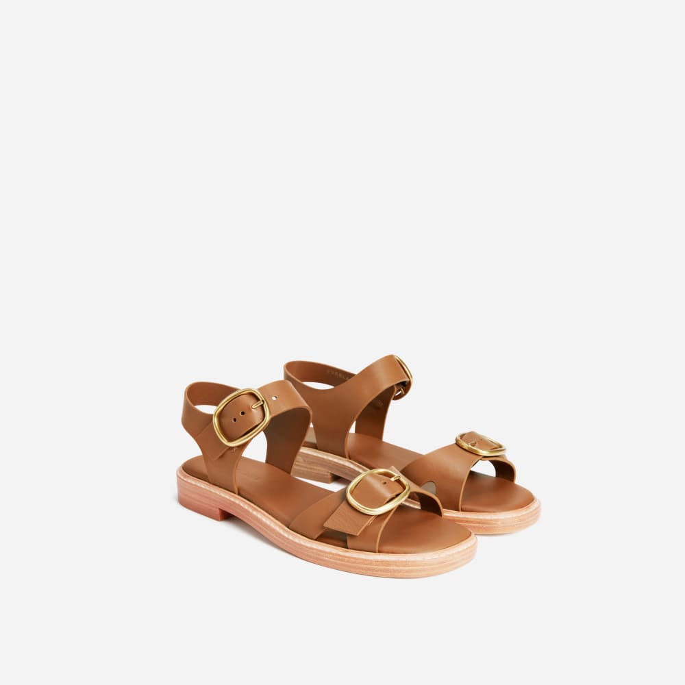 The Twin Buckle Sandal | Brown Sugar - Image 2