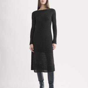 The Air Alpaca??Sweater Dress | Black