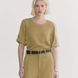 The Relaxed Tee in Buttersoft | Fennel Seed