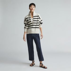 The Organic Straight-Leg Pant | Navy