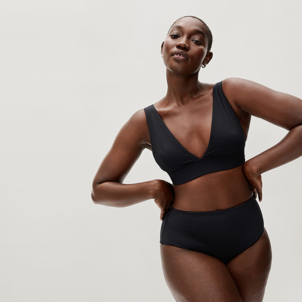 The Triangle Bikini Top | Black - Image 2