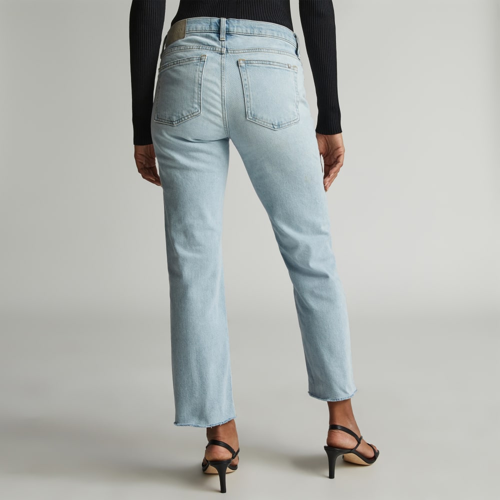 The Low-Rise Shortie Jean | Fog - Image 3