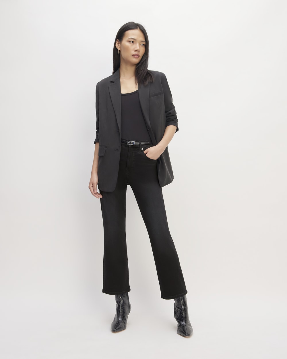 The Kick Bootcut Jean | Faded Black