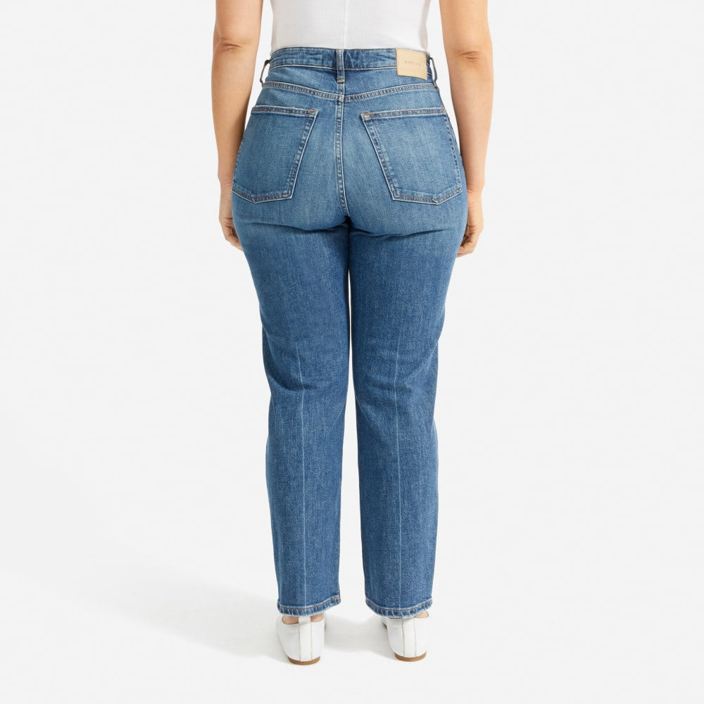The Super-Straight Jean | Medium Blue Wash | Ankle - Image 6