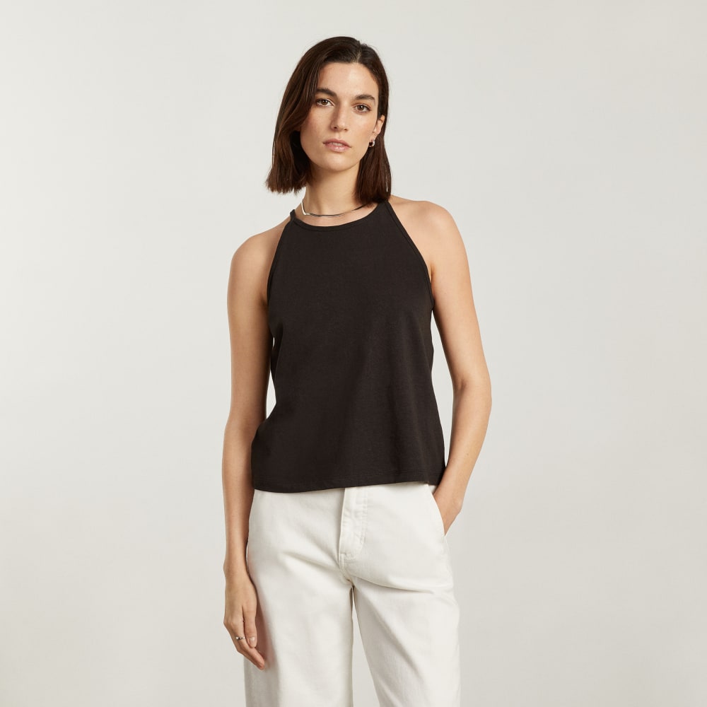 The Hemp Cutaway Tank | Black - Image 2