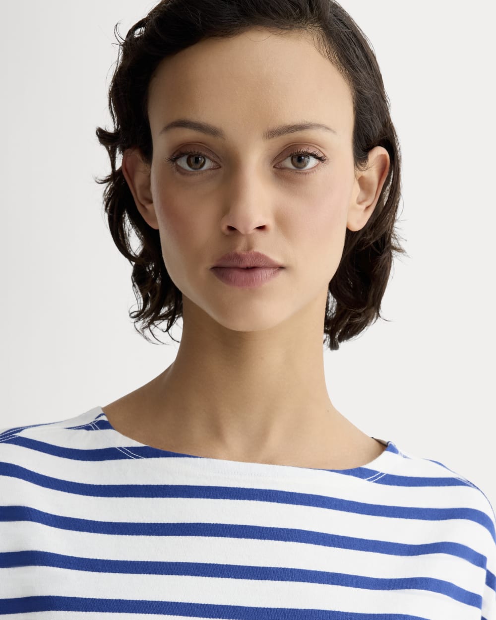 The Mariner Tee | Bone / Mazarine Blue - Image 4