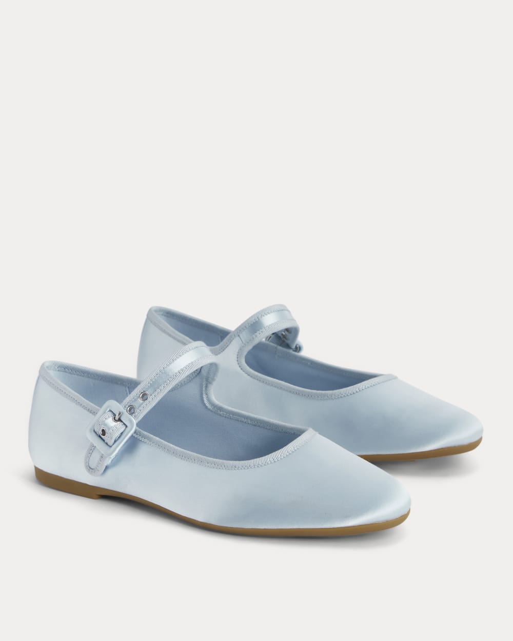 The Day Buckle Mary Jane | Robin Blue Satin - Image 3