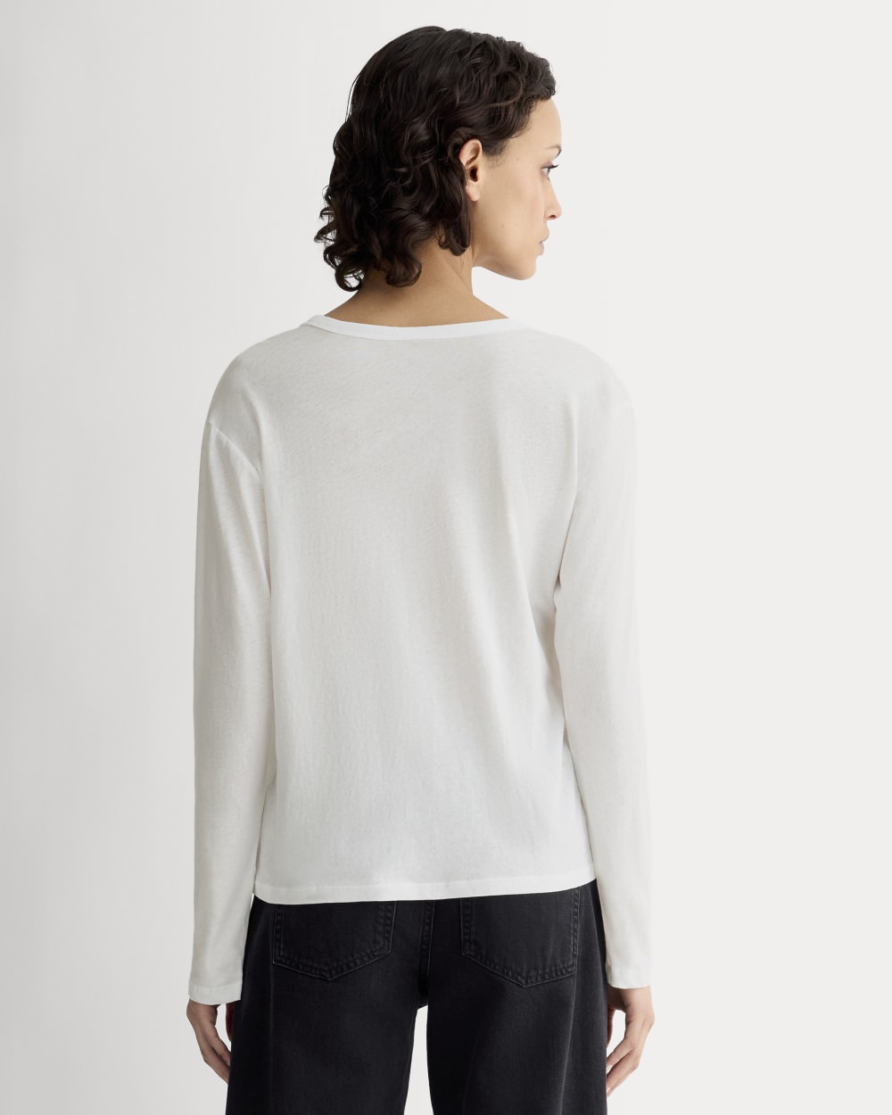 The Air Long-Sleeve Tee | White - Image 4