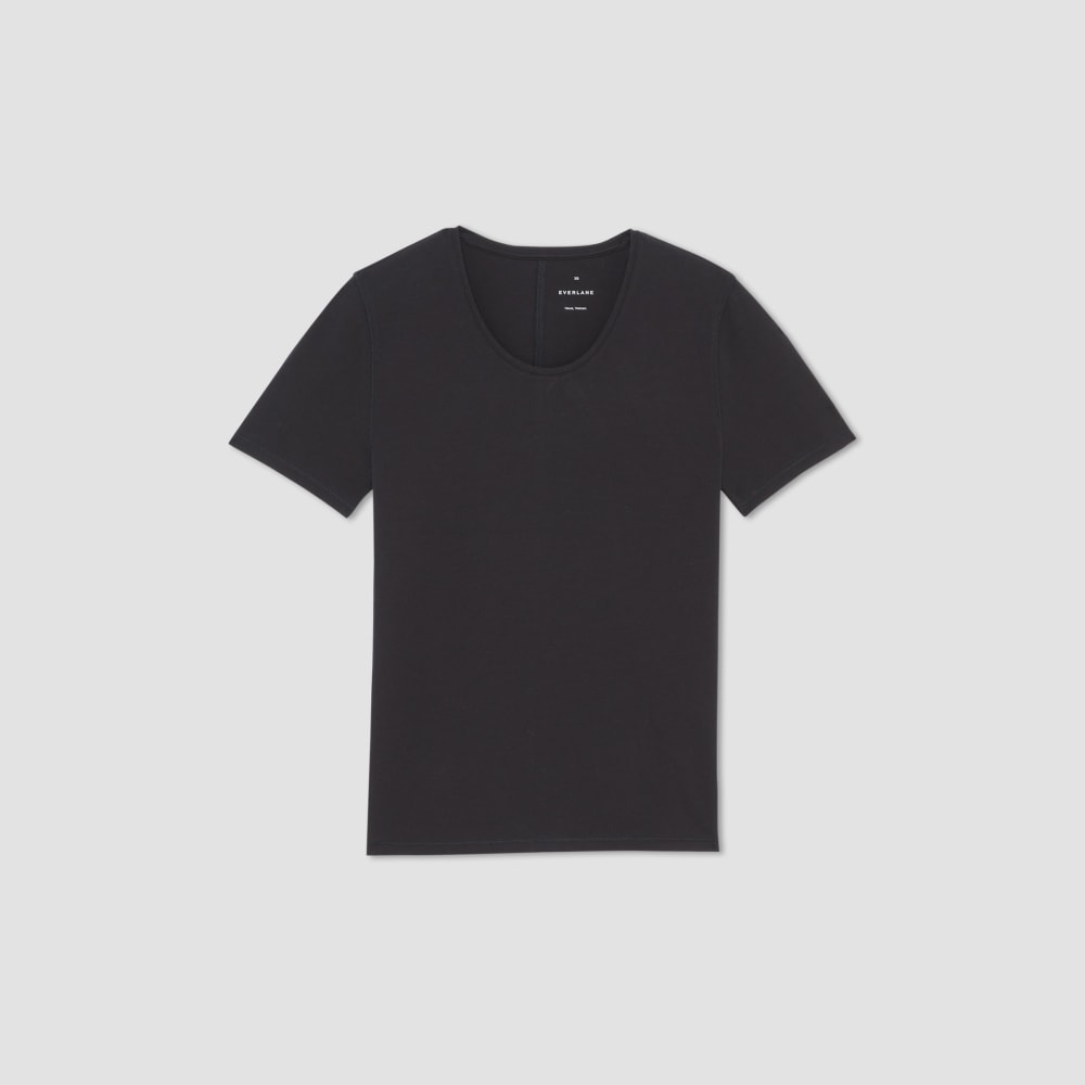 The Supima® Form Crew Neck Tee | Black - Image 2