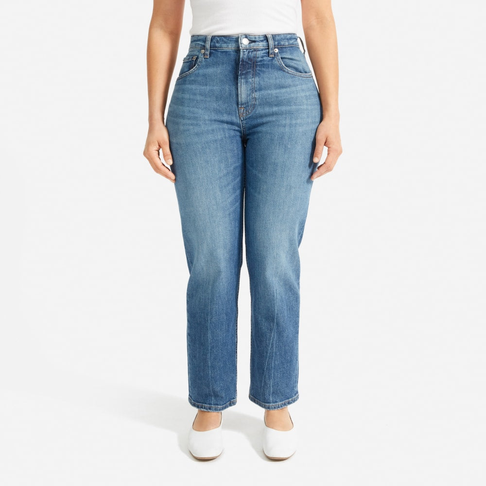 The Super-Straight Jean | Medium Blue Wash | Ankle - Image 4