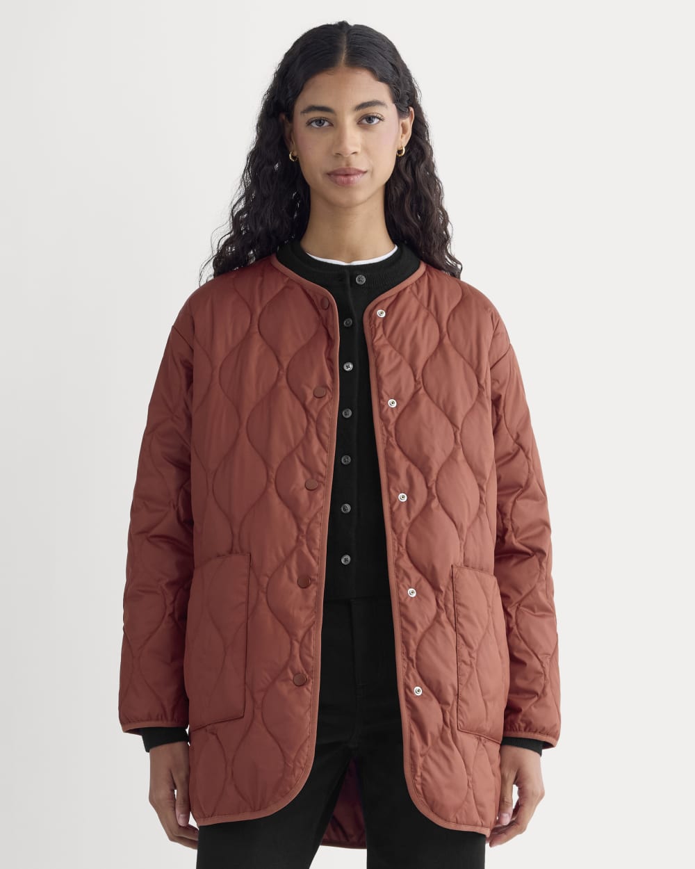The Quilted Liner | Merlot