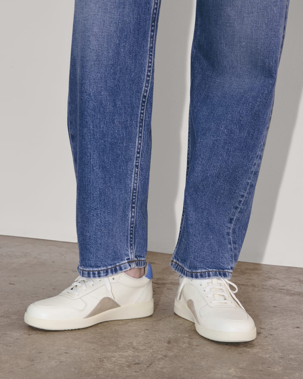 The Court Sneaker | Canvas Tan / Bluebell / Trench Coat - Image 2