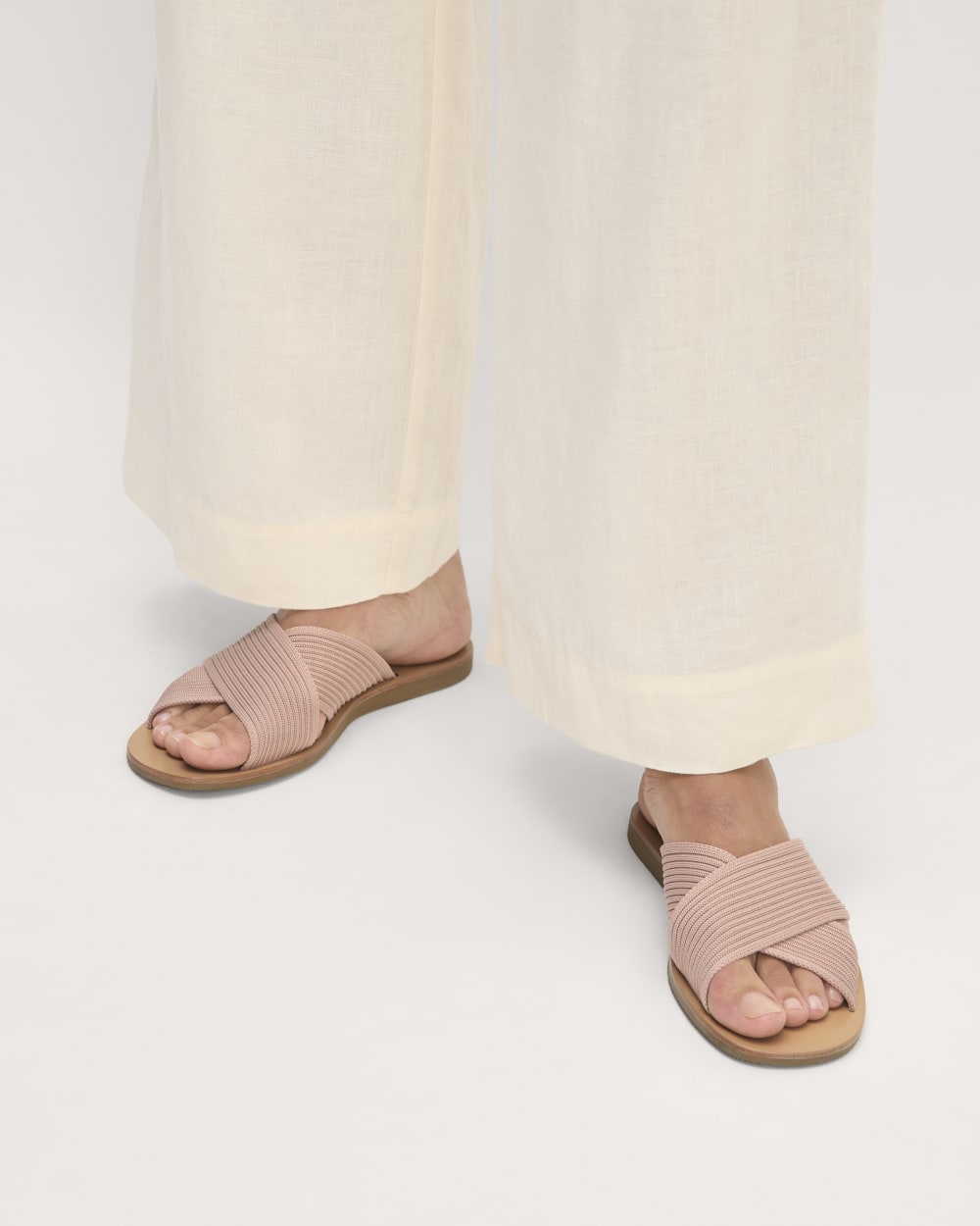 The Day Crossover Sandal | Pale Pink - Image 2