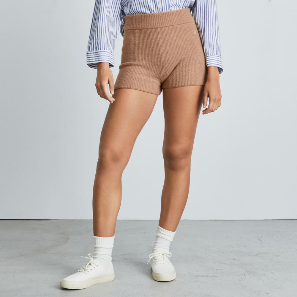 The Cozy-Stretch Short | Camel - Image 2