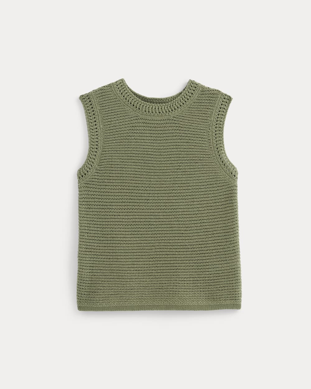 The Organic Cotton Open-Stitch Tank | Sagebrush - Image 2