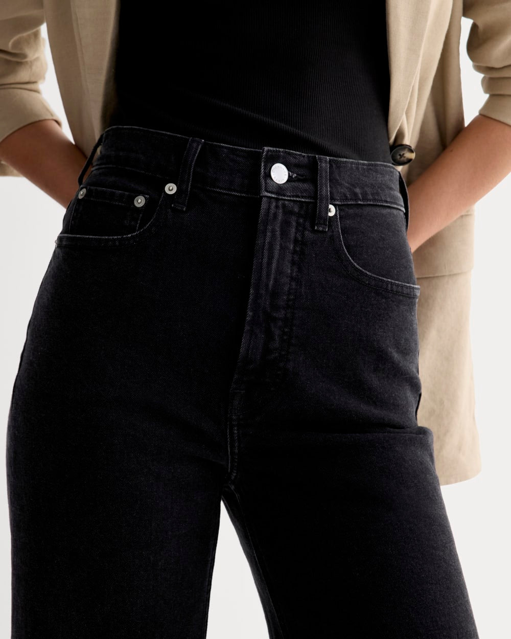 The Way-High? Sailor Jean | Coal | 27.5 Inseam - Image 4