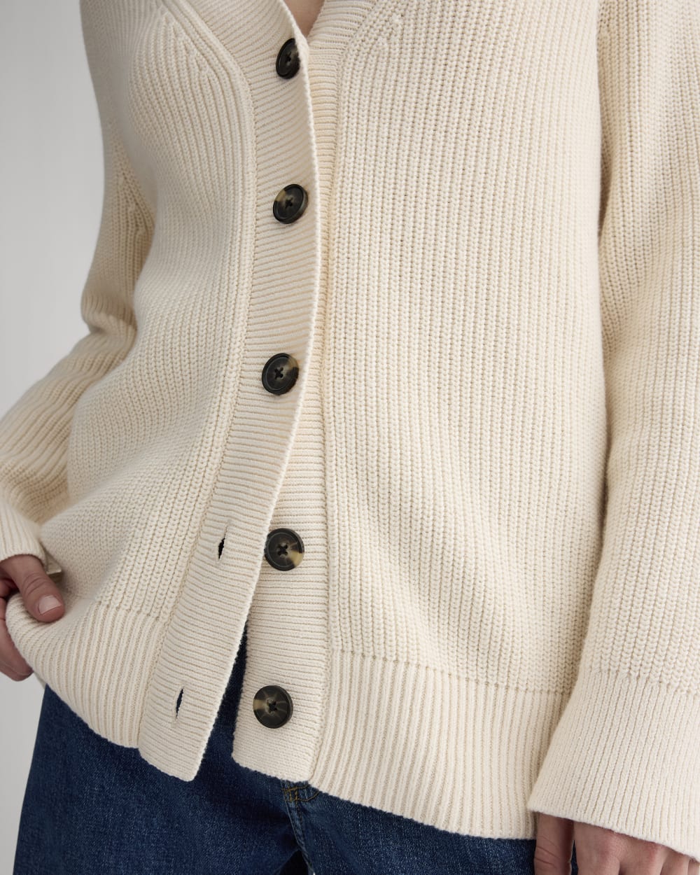 The Long Cocoon Cardigan | Canvas - Image 4