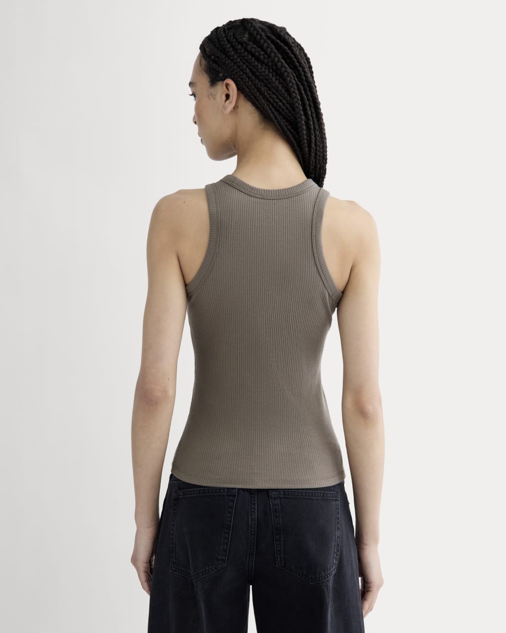 The Shimmy Cutaway Tank | Taupe - Image 5