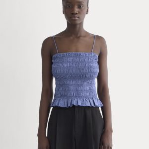 The Smocked Tank | Blue Dusk